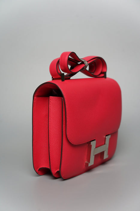 Hermes Constance 24 in Rose Extreme Phw