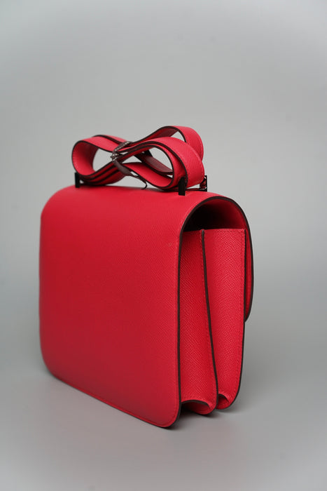 Hermes Constance 24 in Rose Extreme Phw