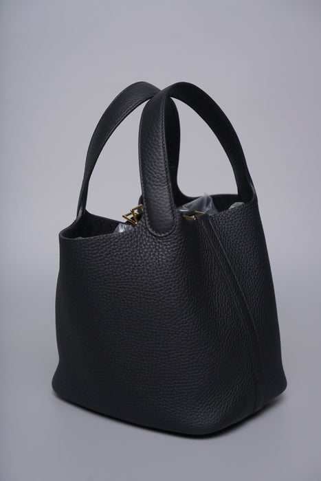 Hermes Picotin 18 in Noir Ghw (Brand New)