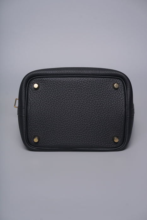 Hermes Picotin 18 in Noir Ghw (Brand New)