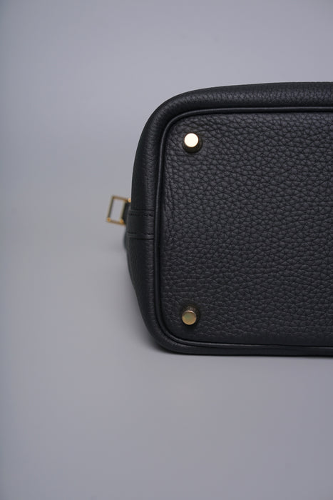 Hermes Picotin 18 in Noir Ghw (Brand New)