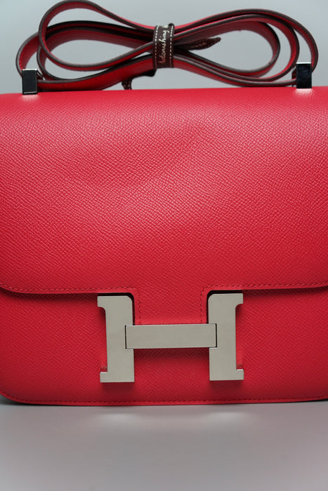 Hermes Constance 24 in Rose Extreme Phw