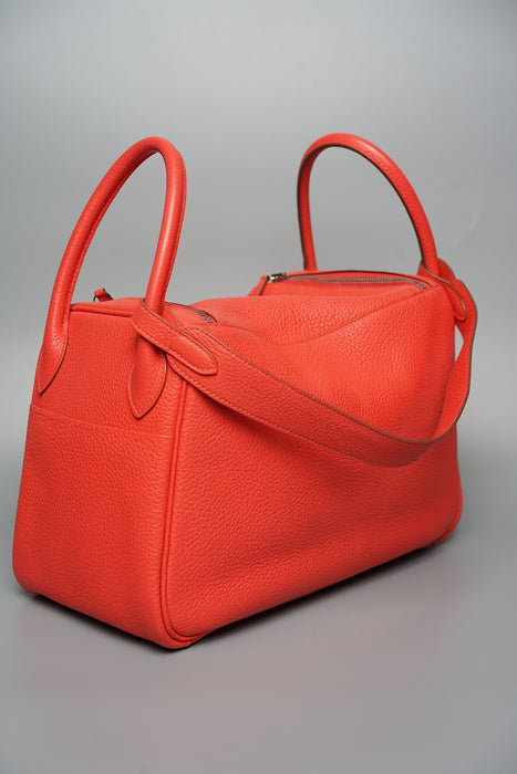 Hermes Lindy 30 in Rose Jaipur Phw