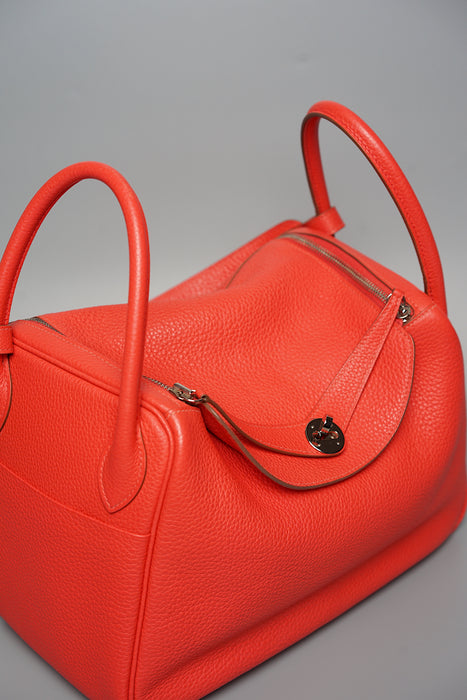 Hermes Lindy 30 in Rose Jaipur Phw