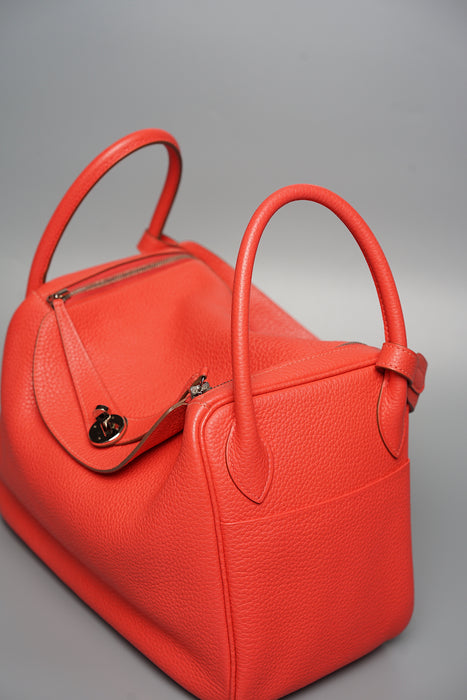 Hermes Lindy 30 in Rose Jaipur Phw