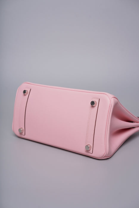 Hermes Birkin 25 in Rose Sakura Swift Phw