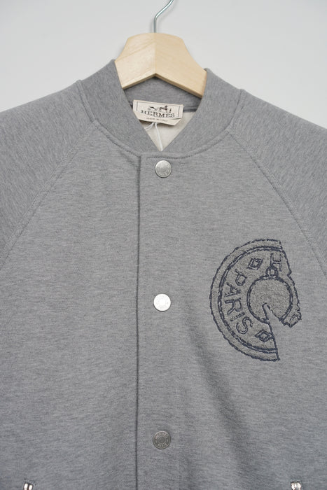 Hermes C.D.S Varsity Jacket in Gris Size XS (Brand New)