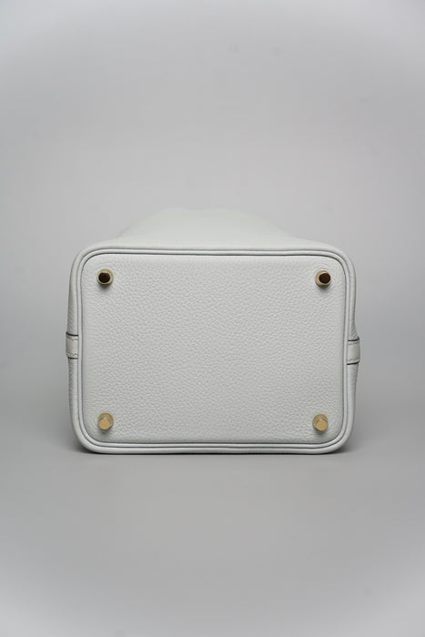 Hermes Picotin 18 in Bleu Pale Ghw