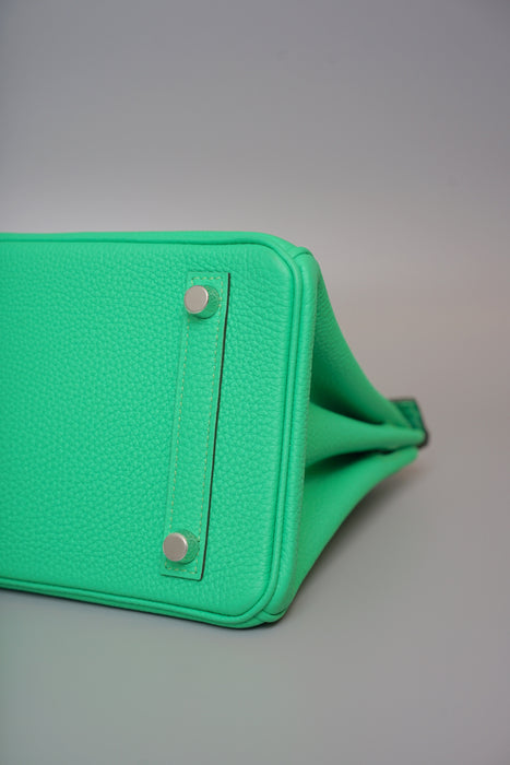 Hermes Birkin 25 Touch in Vert Comic Matte Alligator/Togo Phw (Brand New)