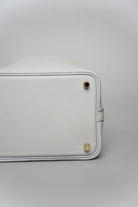 Hermes Picotin 18 in Bleu Pale Ghw