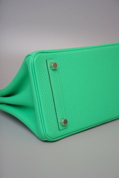 Hermes Birkin 25 Touch in Vert Comic Matte Alligator/Togo Phw (Brand New)