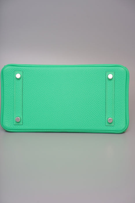 Hermes Birkin 25 Touch in Vert Comic Matte Alligator/Togo Phw (Brand New)