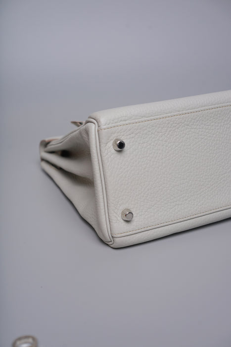 Hermes Kelly 32 in Gris Perle Phw