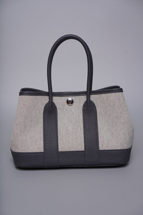 Hermes Mini Garden Party 23 Toile in Ardoise Phw (Brand New)