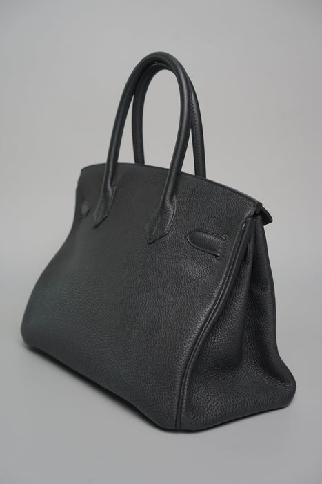 Hermes Birkin 30 in Noir Togo Ghw