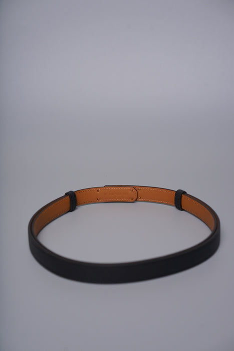 Hermes Kelly 18 Belt in Noir Rghw (Brand New)