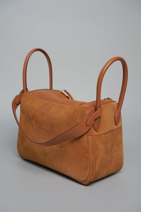 Hermes Lindy 26 in Grizzly Gold Ghw