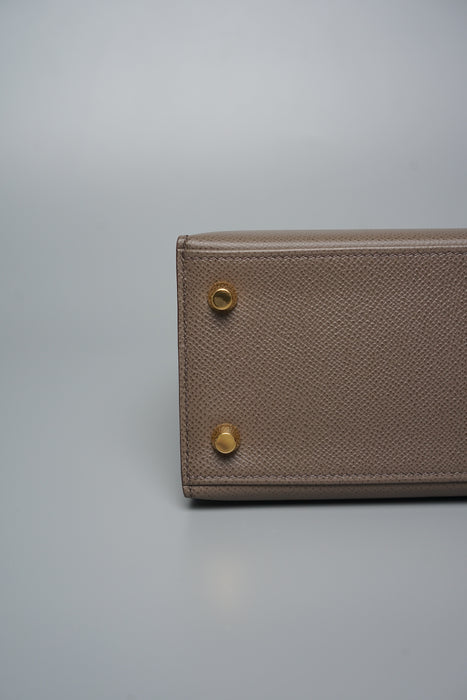 Hermes Kelly 25 Sellier in Etain Ghw (Brand New)