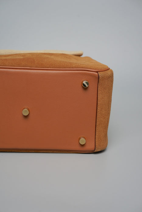 Hermes Lindy 26 in Grizzly Gold Ghw