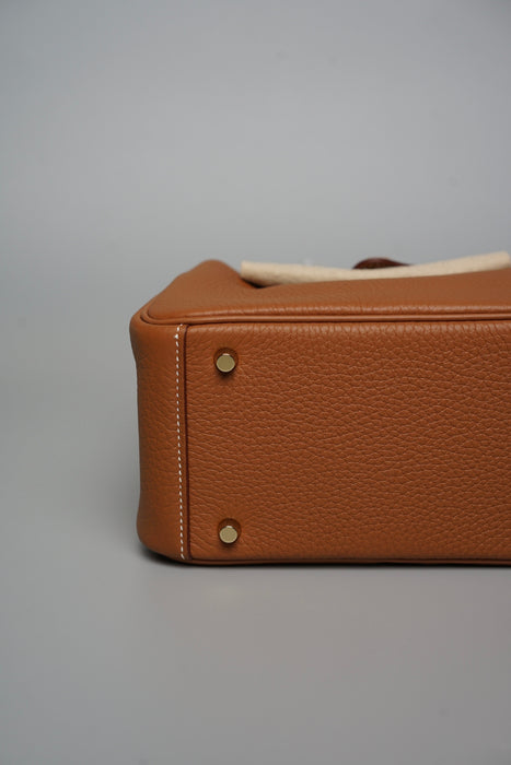 Hermes Mini Lindy ll in Gold Ghw (Brand New)