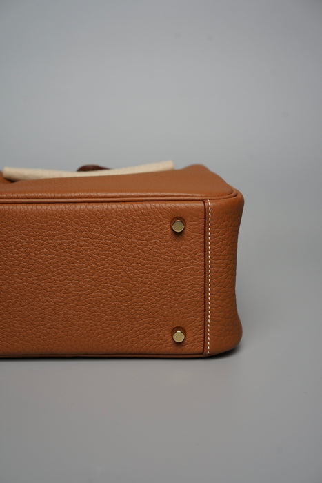 Hermes Mini Lindy ll in Gold Ghw (Brand New)
