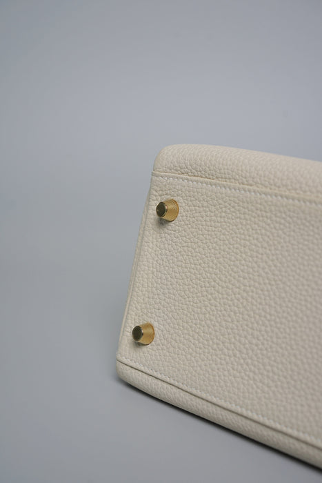 Hermes Kelly 28 in Craie Togo Ghw