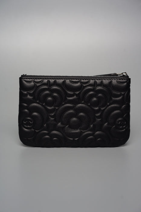 Chanel Mini O Case in Black Camellia