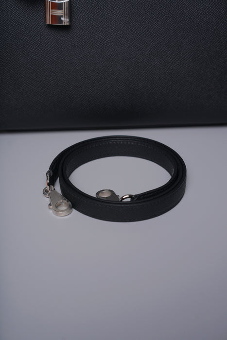 Hermes Kelly II Sellier 25 in Noir Phw (Brand New)
