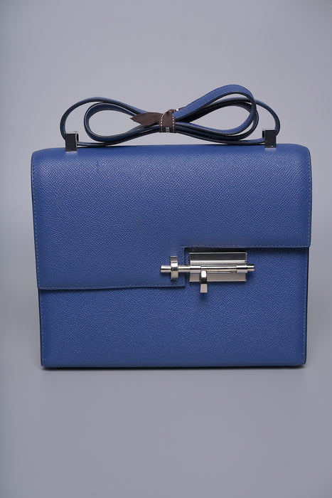 Hermes Verrou 21 in Blue Paradise Epsom Phw
