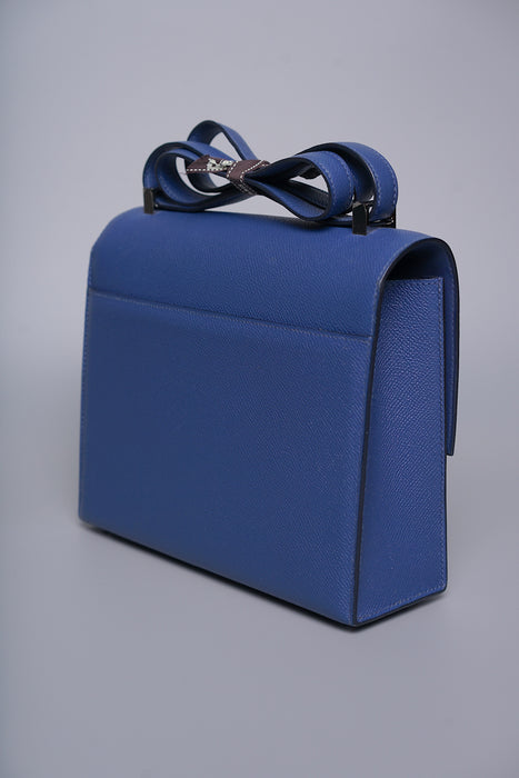 Hermes Verrou 21 in Blue Paradise Epsom Phw