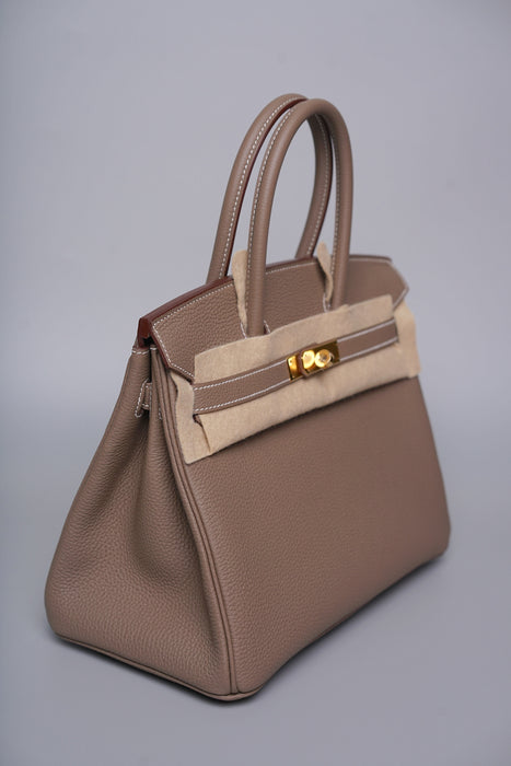 Hermes Birkin 25 in Etoupe Togo Ghw (Brand New)