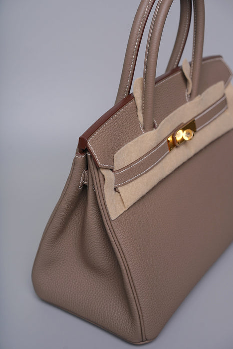 Hermes Birkin 25 in Etoupe Togo Ghw (Brand New)