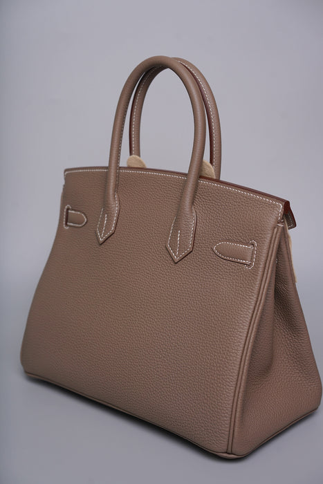 Hermes Birkin 25 in Etoupe Togo Ghw (Brand New)
