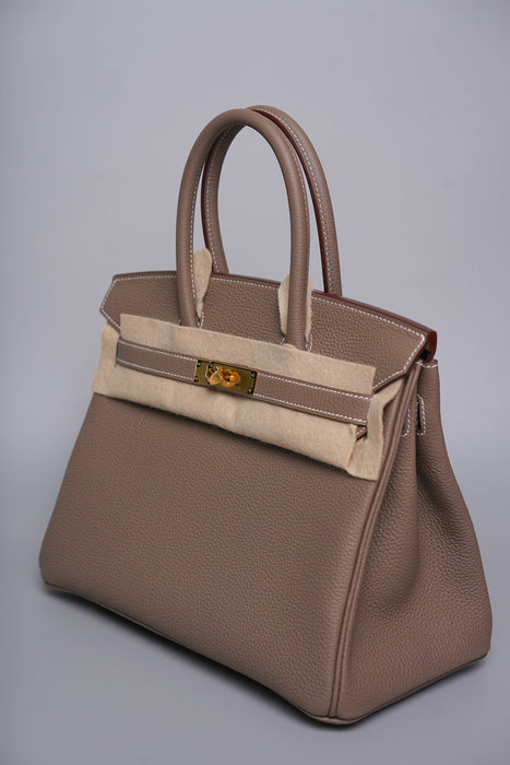 Hermes Birkin 25 in Etoupe Togo Ghw (Brand New)