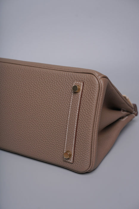 Hermes Birkin 25 in Etoupe Togo Ghw (Brand New)