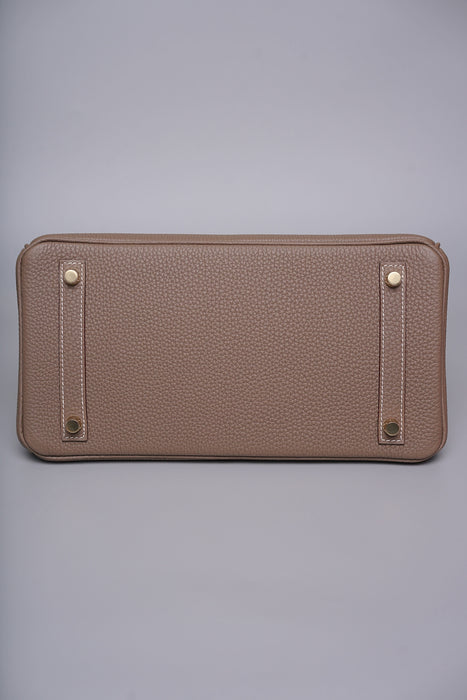 Hermes Birkin 25 in Etoupe Togo Ghw (Brand New)