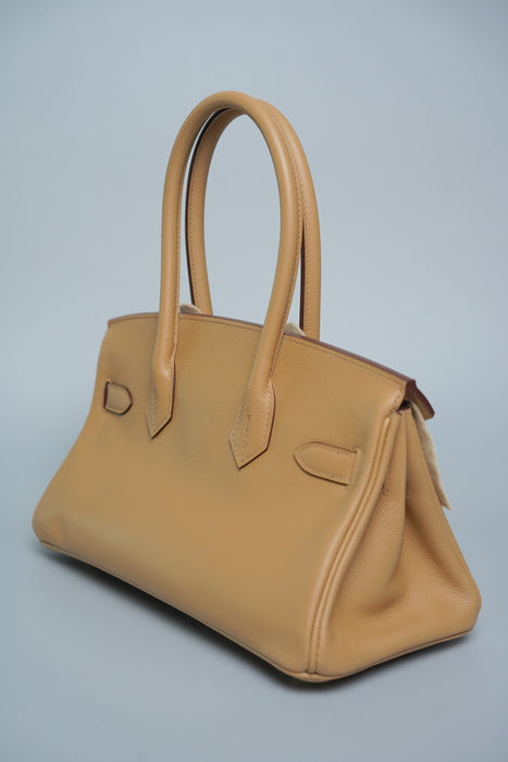 Hermes Birkin Shoulder 29 in Biscuit Evercolor Ghw (Brand New)
