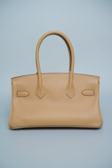 Hermes Birkin Shoulder 29 in Biscuit Evercolor Ghw (Brand New)