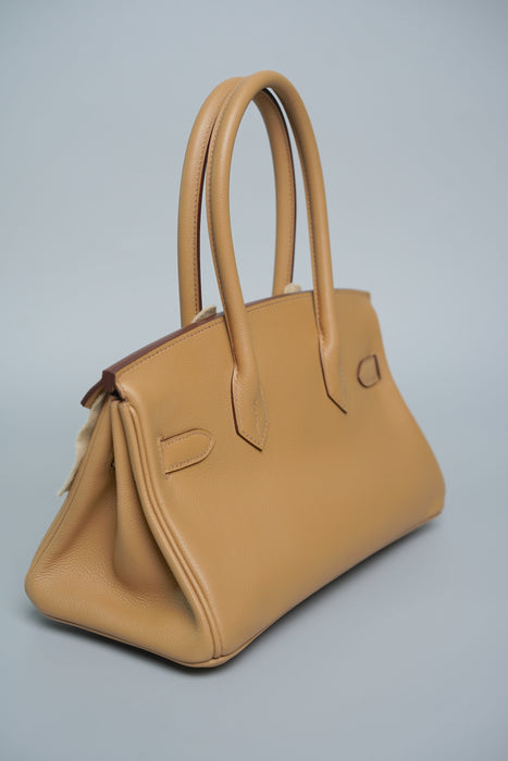 Hermes Birkin Shoulder 29 in Biscuit Evercolor Ghw (Brand New)