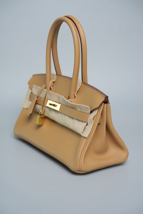 Hermes Birkin Shoulder 29 in Biscuit Evercolor Ghw (Brand New)