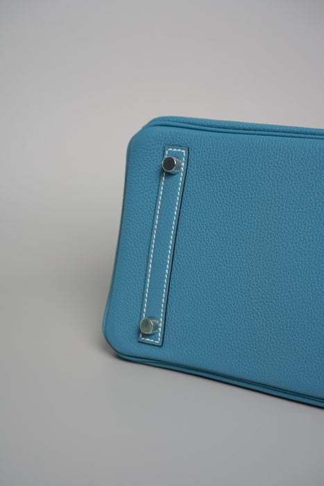 Hermes Birkin 30 in Blue Jean Togo Phw (Brand New)