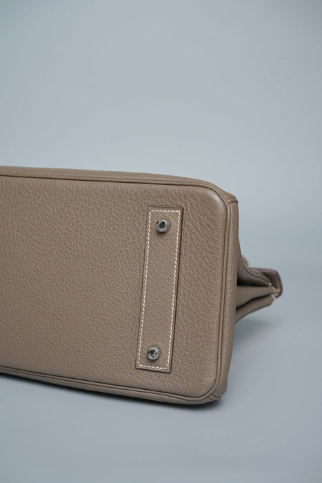 Hermes Birkin JPG Shoulder 42 in Etoupe Clemence Phw