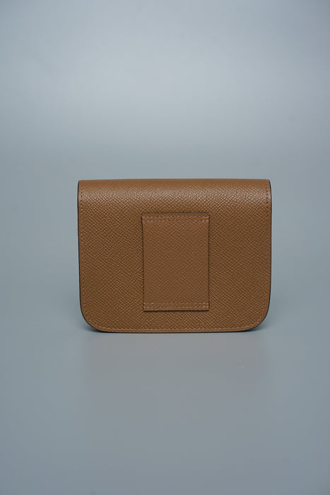 Hermes Constance Slim in Alezan Ghw (Brand New)