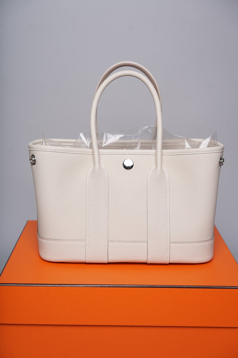Hermes Mini Garden Party 23 in Craie Togo Phw (Brand New)