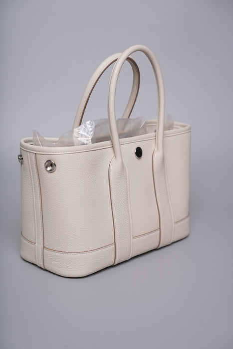 Hermes Mini Garden Party 23 in Craie Togo Phw (Brand New)