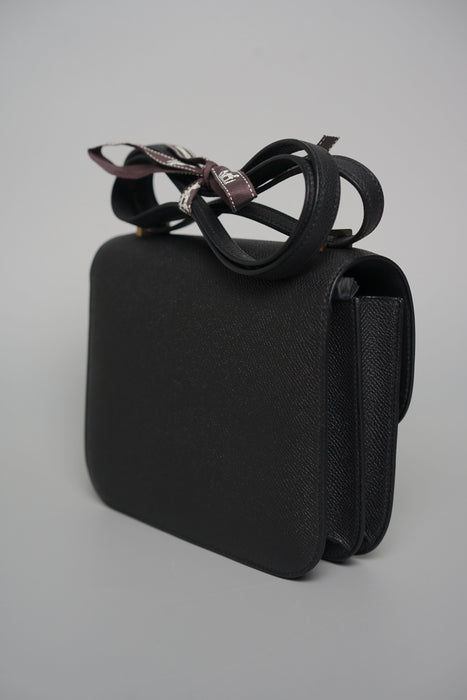 Hermes Constance 18 in Noir Epsom Bghw (Brand New)