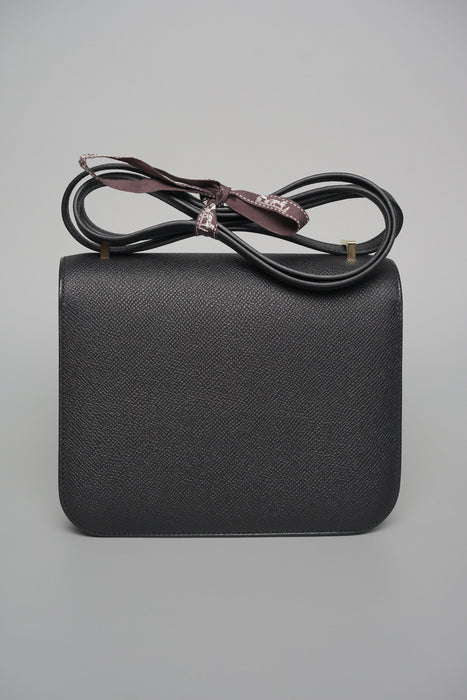 Hermes Constance 18 in Noir Epsom Bghw (Brand New)