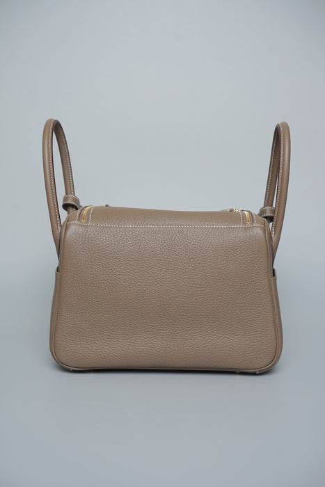 Hermes Lindy 26 in Etoupe Ghw (Brand New)