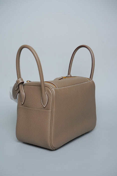 Hermes Lindy 26 in Etoupe Ghw (Brand New)