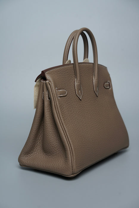 Hermes Birkin 25 in Etoupe Ghw (Brand New)